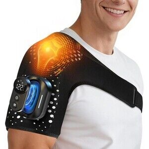Cordless Shoulder Heating Pad with Massage